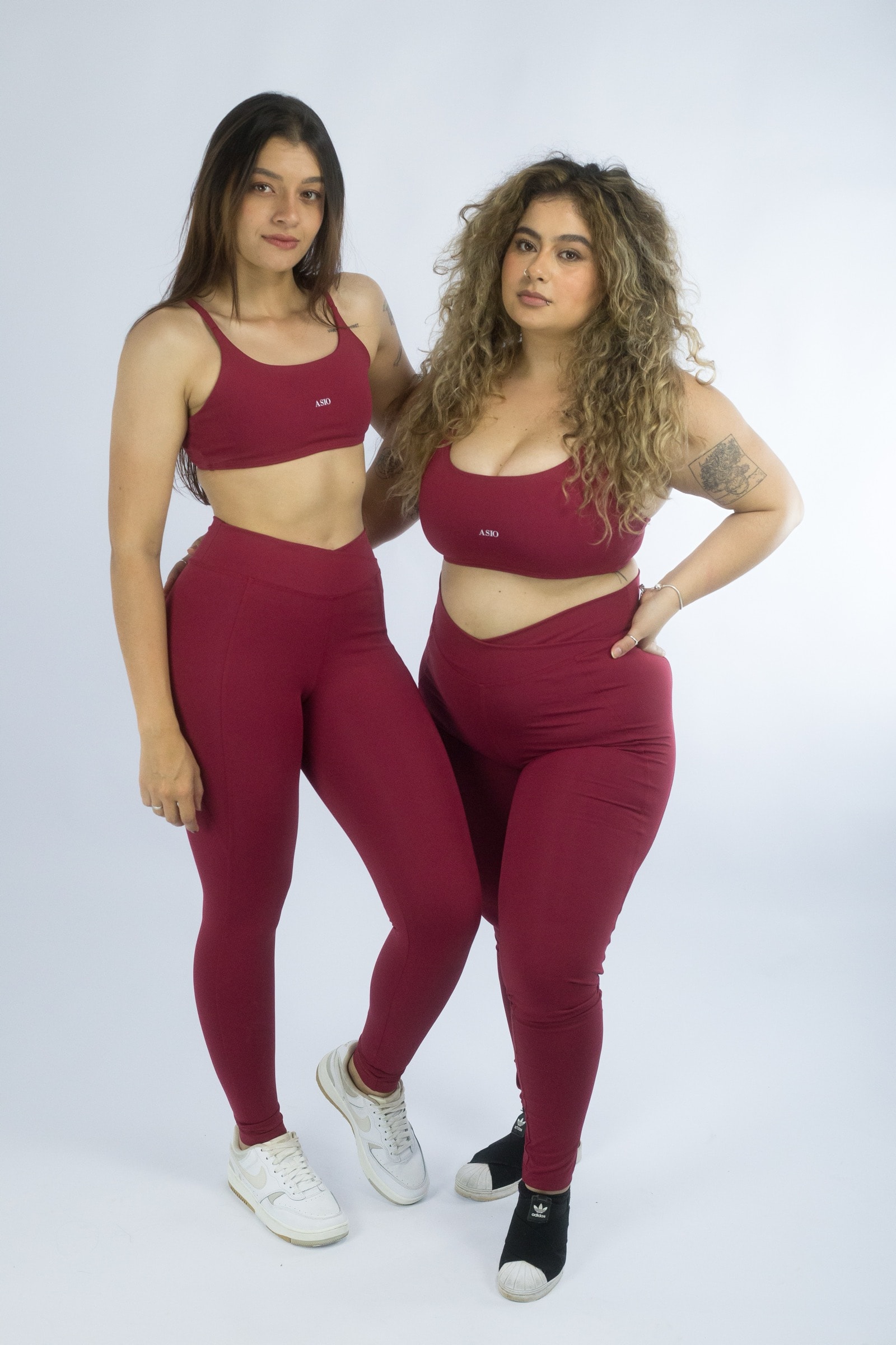 Look ASIO Vermelho Bordô